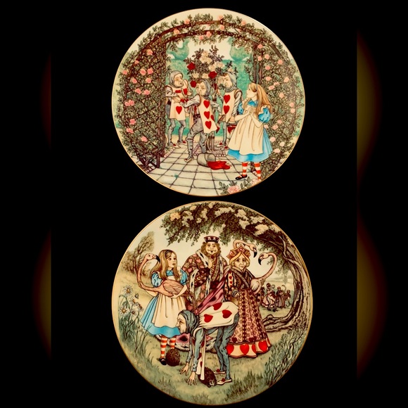 Limoges Other - Limoges,  Alice in Wonderland collection Limited Edition, Plate #5and #6